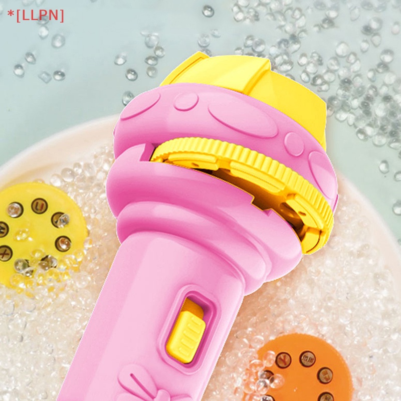 Đèn Pin Chiếu Hoạt Hình 10 Thẻ 80 Họa Tiết Sáng Tạo Dành Cho Trẻ Em