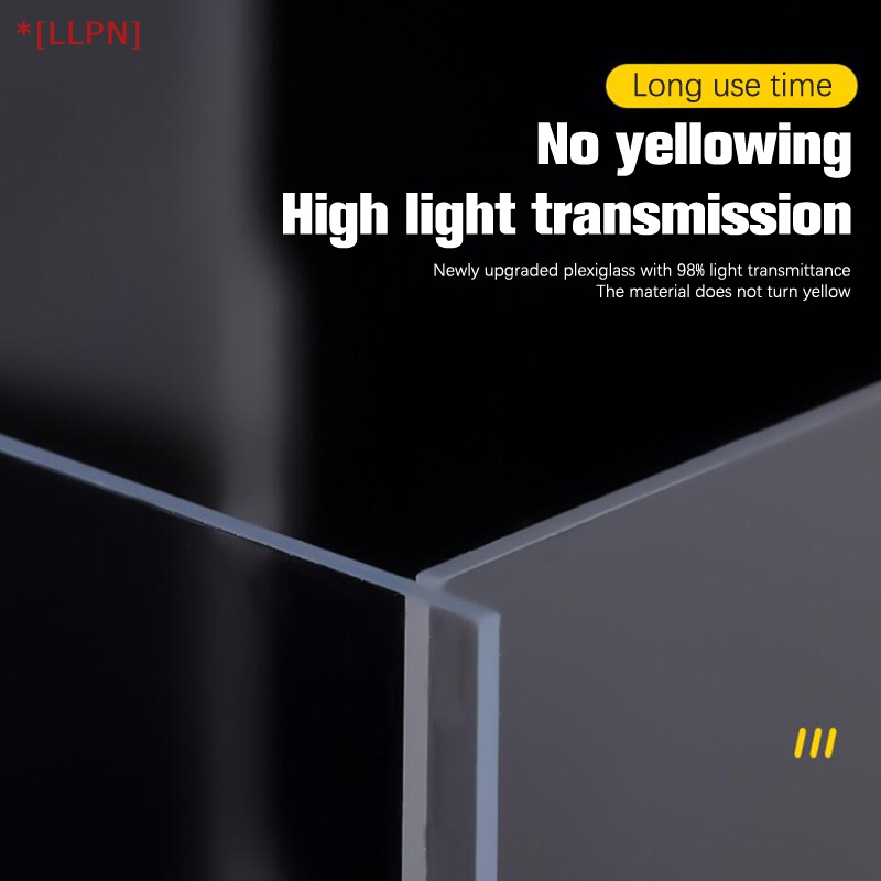 [loyaltysun] Hộp Đựng Mô Hình Xe Hơi Đồ Chơi Thủ Công Bằng Acrylic Trong Suốt Chống Bụi Sáng Tạo Có Giá Đỡ Trưng Bày