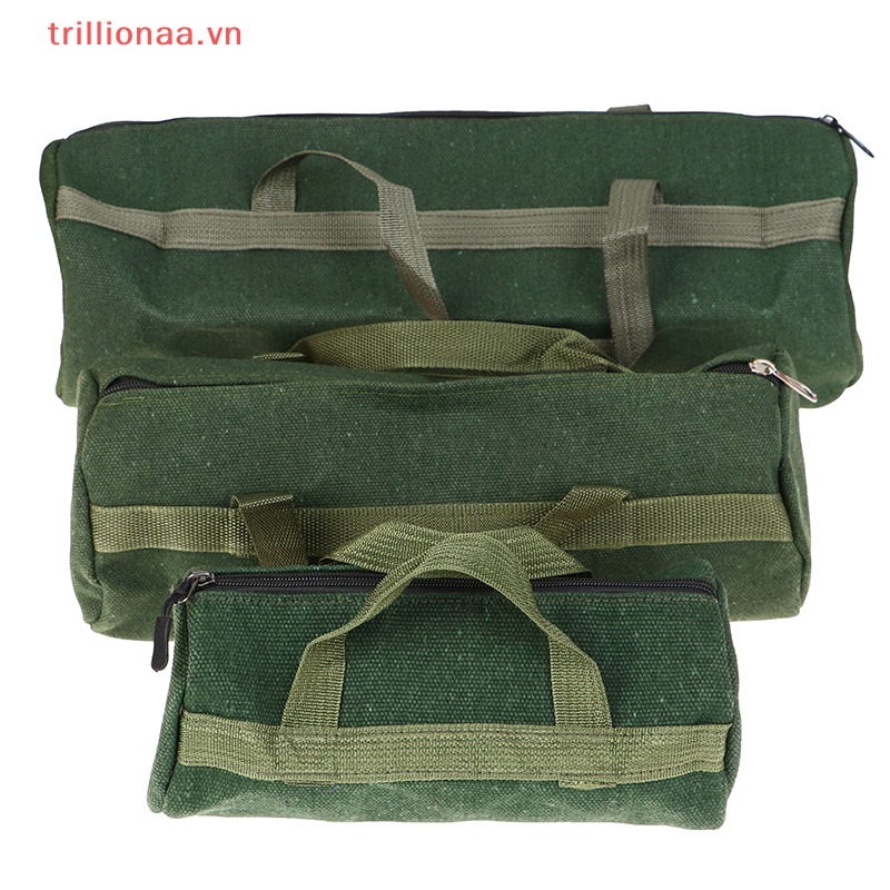 1 Túi Đựng Dụng Cụ Sửa Chữa Điện Bằng Vải Canvas Dày Dặn Siêu Bền
