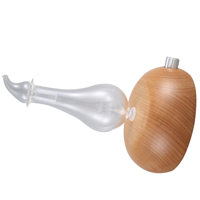 Máy Khuếch Tán Tinh Dầu Bằng Kính Gỗ Nguyên Chất Phích Cắm Uk