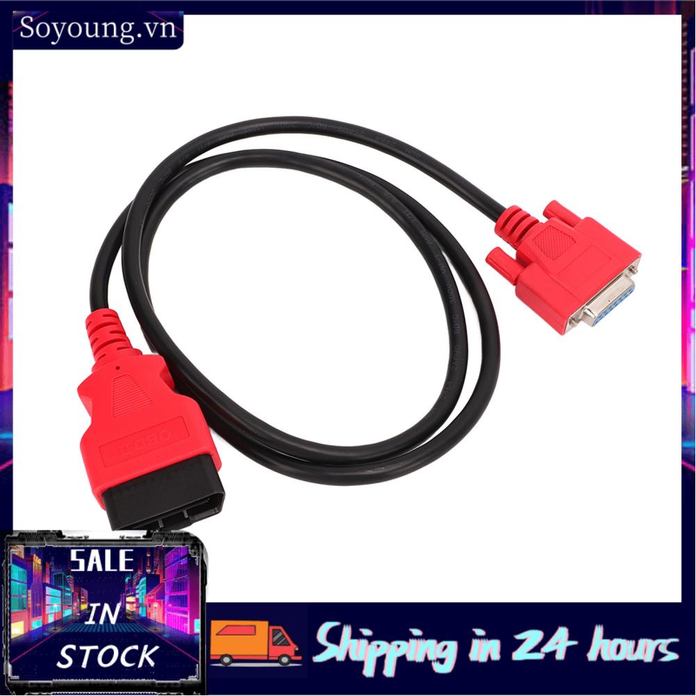 Soyoung Diagnostic Cable Flexible Faster Data Transfer Rubber ABS Main OBD2 15Pin Connector for Maxisys MS906 MS906TS