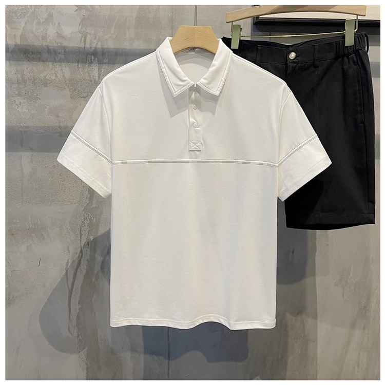 Áo Thun Polo Ngắn Tay Form Rộng Phong Cách Đường Phố Thời Trang Mùa Hè Dành Cho Nam