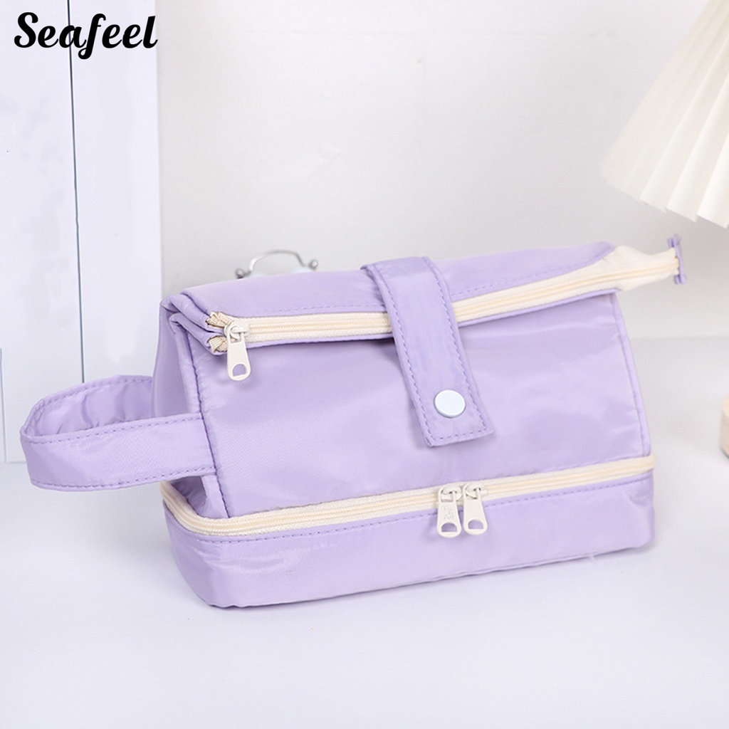 Túi Đựng Bút Chì Sức Chứa Lớn Có Tay Cầm Tiện Dụng