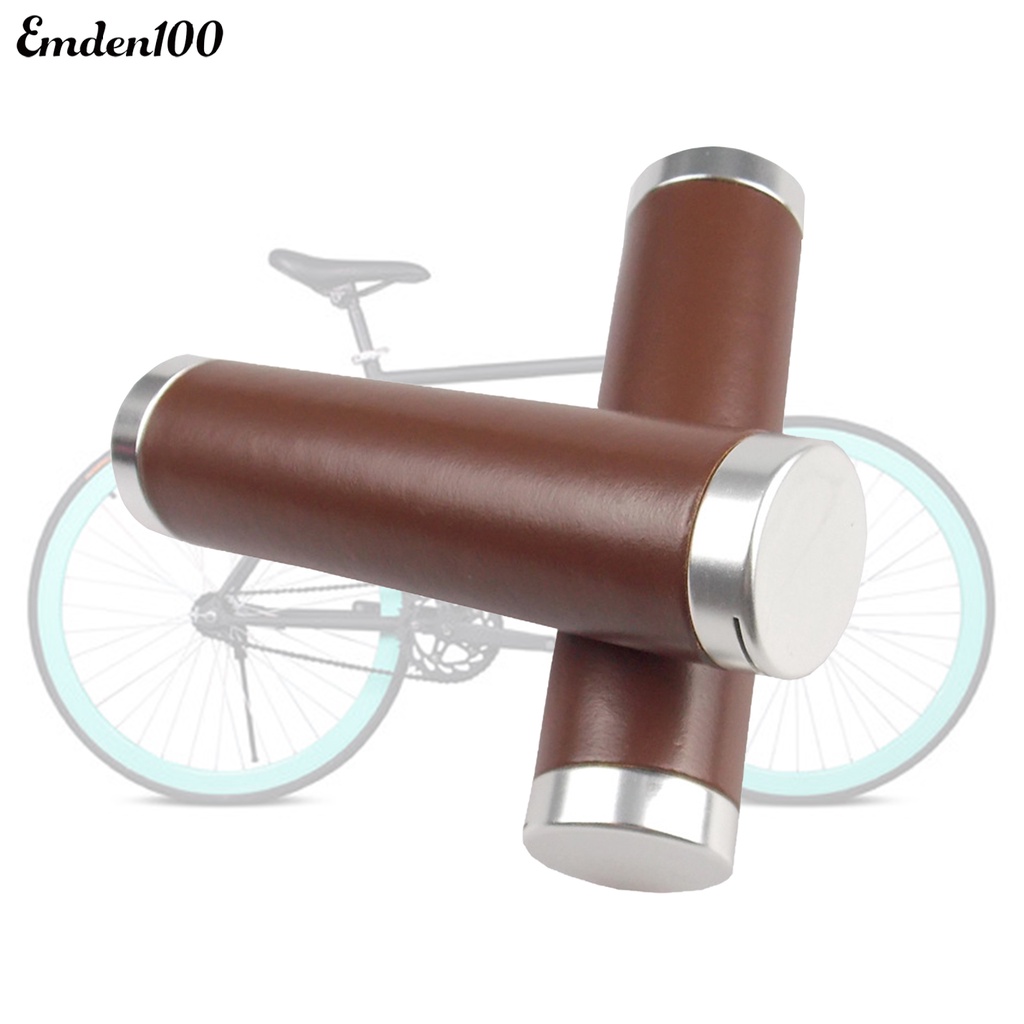 1 Cặp Vỏ Bọc Tay Lái Xe Đạp Leo Núi Bằng Da