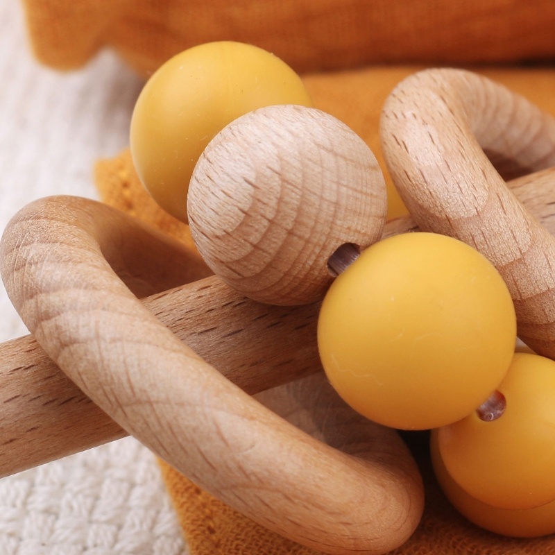 Kẹp Giữ Núm Vú Giả Bằng Len Móc Tiện Dụng Cho Bé Sơ Sinh