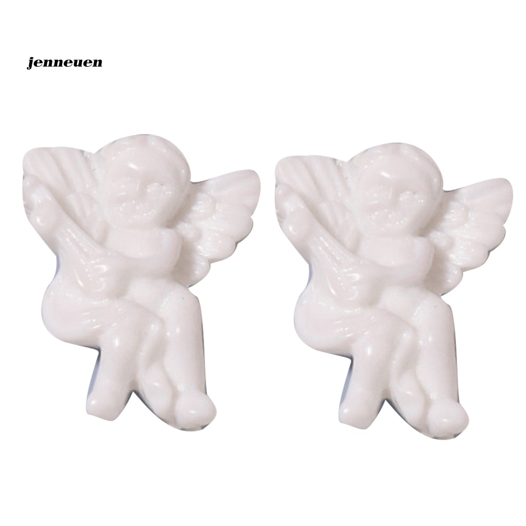 Set 2 Hộp Phụ Kiện Trang Trí Móng Tay Nghệ Thuật Hình Thiên Thần 3D DIY