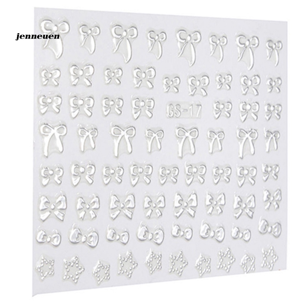 Miếng Dán Trang Trí Móng Tay Hình Trái Tim Xinh Xắn