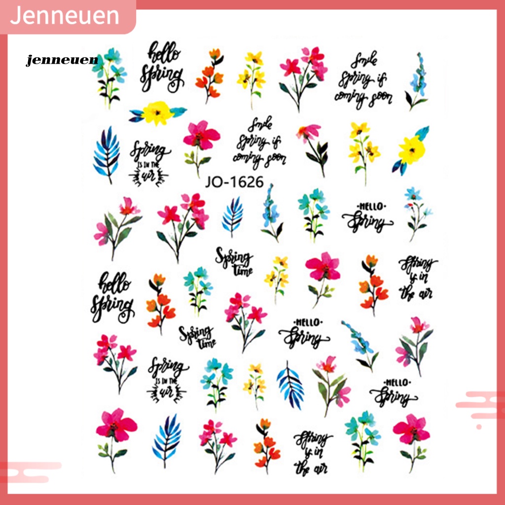 Giấy Dán Trang Trí Móng Tay Nghệ Thuật Nhiều Màu Sắc Dành Cho Học Sinh DIY