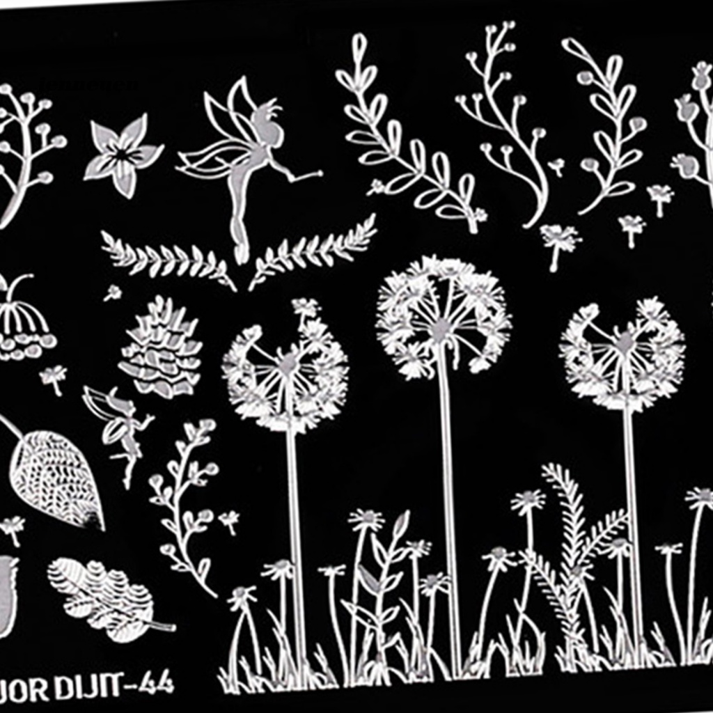 Tấm Inox In Họa Tiết Trang Trí Móng Tay Nghệ Thuật Nhiều Họa Tiết Khác Nhau Cho Nữ