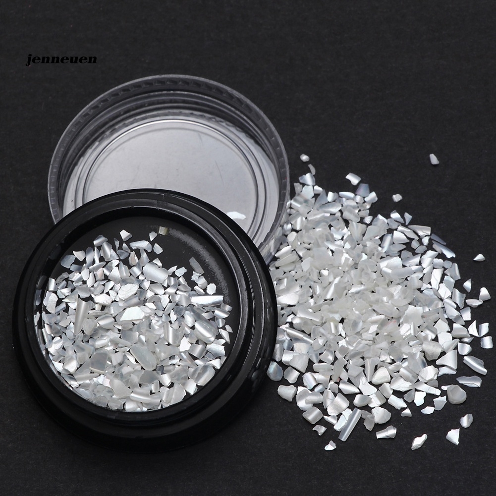 Miếng Dán Trang Trí Móng Tay Hình Vỏ Sò Tự Nhiên DIY