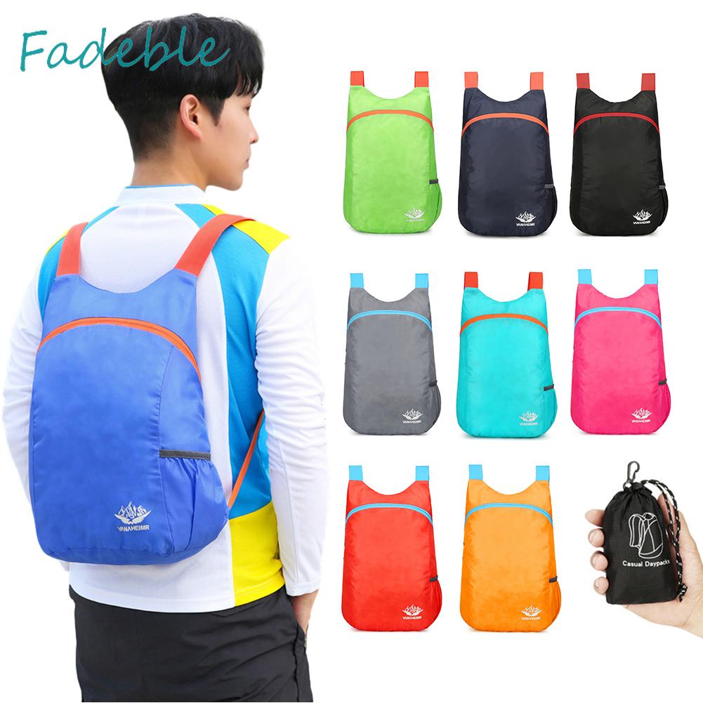 Ba Lô Du Lịch / Cắm Trại / Tập Gym Chất Liệu Vải Nylon Có Thể Gấp Gọn