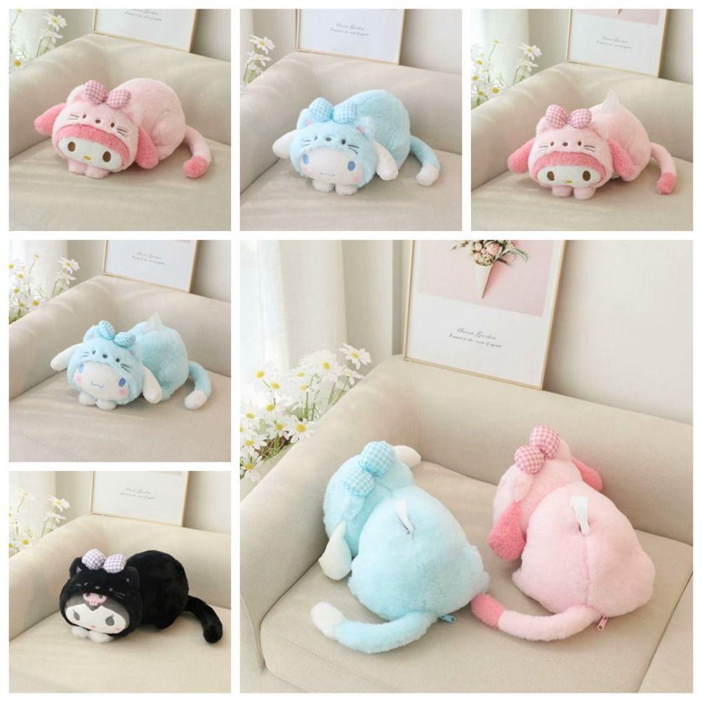 Búp Bê Nhồi Bông Kuromi 32x20cm Dùng Làm Quà Tặng Sinh Nhật