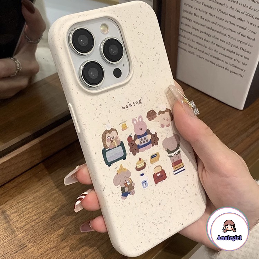 Ốp Điện Thoại Chất Liệu Thân Thiện Với Môi Trường Họa Tiết Động Vật Cho iPhone 14 Pro Max 11 12 13 Pro Max XR XS 8 7Plus