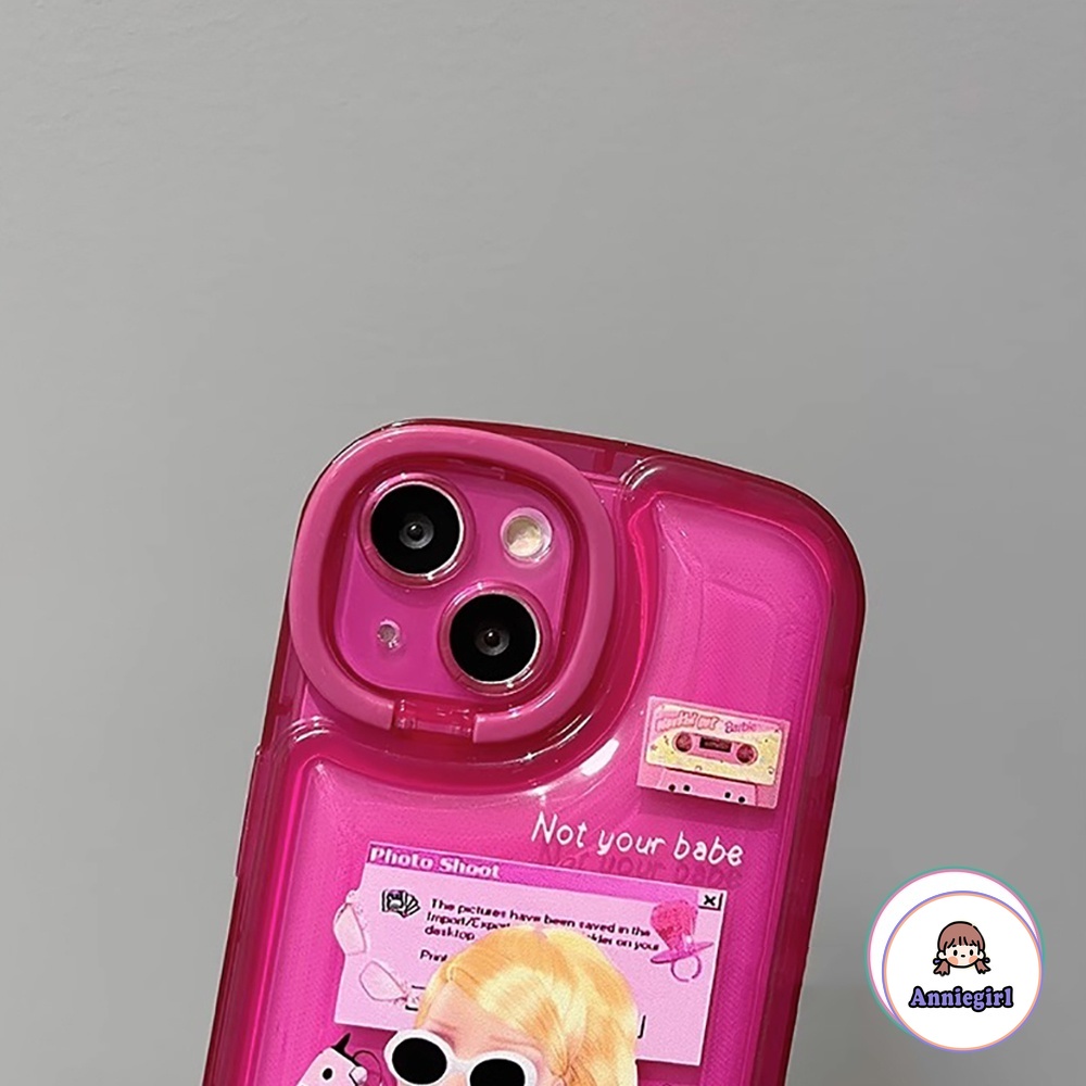 Ốp Điện Thoại Đệm Khí Chống Rơi Hình Hoa Hồng / Cô Gái Mỹ Cho iPhone 14 Pro Max 13 12 11 Pro Max 14plus