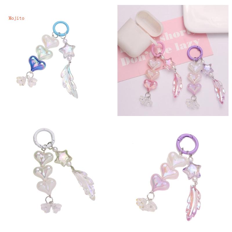 Mojito Móc Khóa Acrylic Ngọt Ngào Treo Trang Trí Túi Xách Nữ