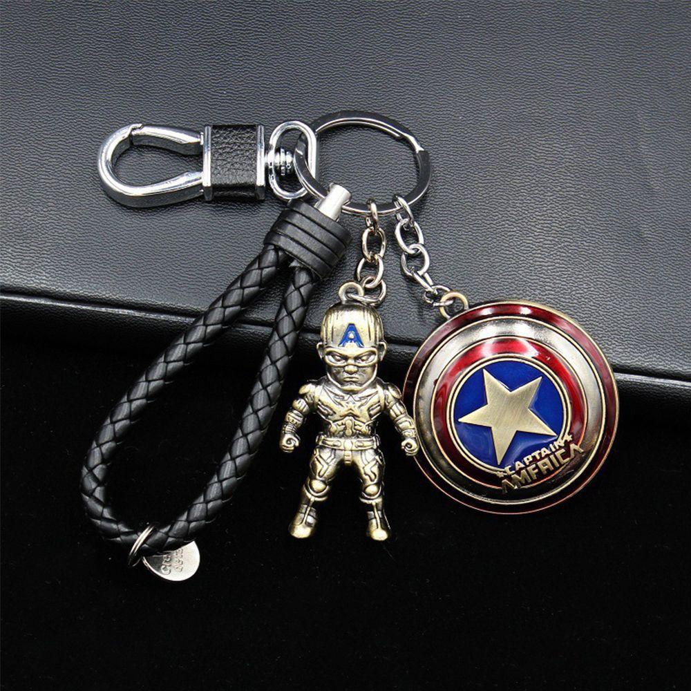 Yveta Móc khóa hình khiên captain america avengers/  cá tính đa dạng tùy chọn
