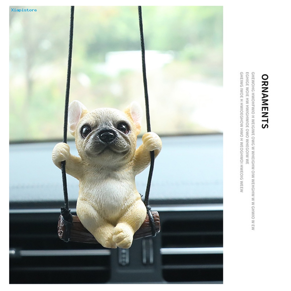 [Xiapistore] Mặt Dây Chuyền Hình Cún Con Không Phai Độ Bền Cao Trang Trí Nội Thất Xe Hơi