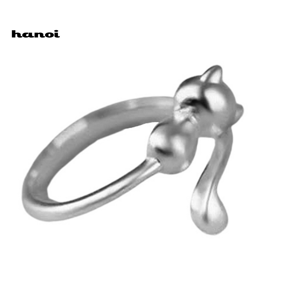 Nhẫn Hở HìNh MèO Dễ Thương Cho Nữ