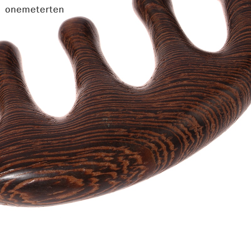 Rten 1 Lược Gỗ Mát Xa Mặt Chống Tĩnh Điện Đa Chức Năng