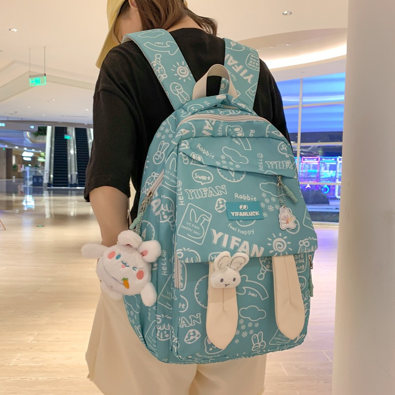 Ba Lô Đi Học Đơn Giản Thời Trang Harajuku Nhật Bản Cho Nữ