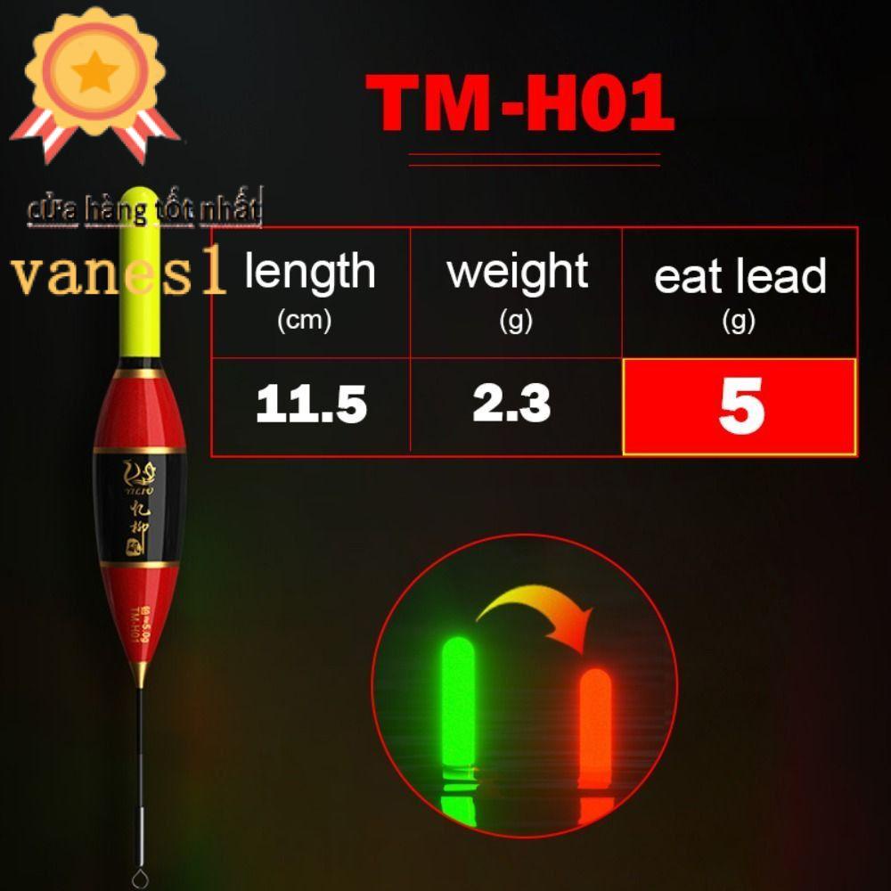 Phao Câu Cá Cảm Biến Thông Minh Tích Hợp Đèn LED Phát Sáng VANES1