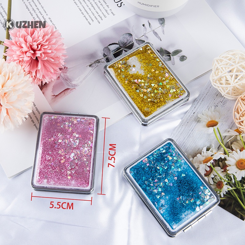Gương Trang Điểm mini Bỏ Túi kuzhen