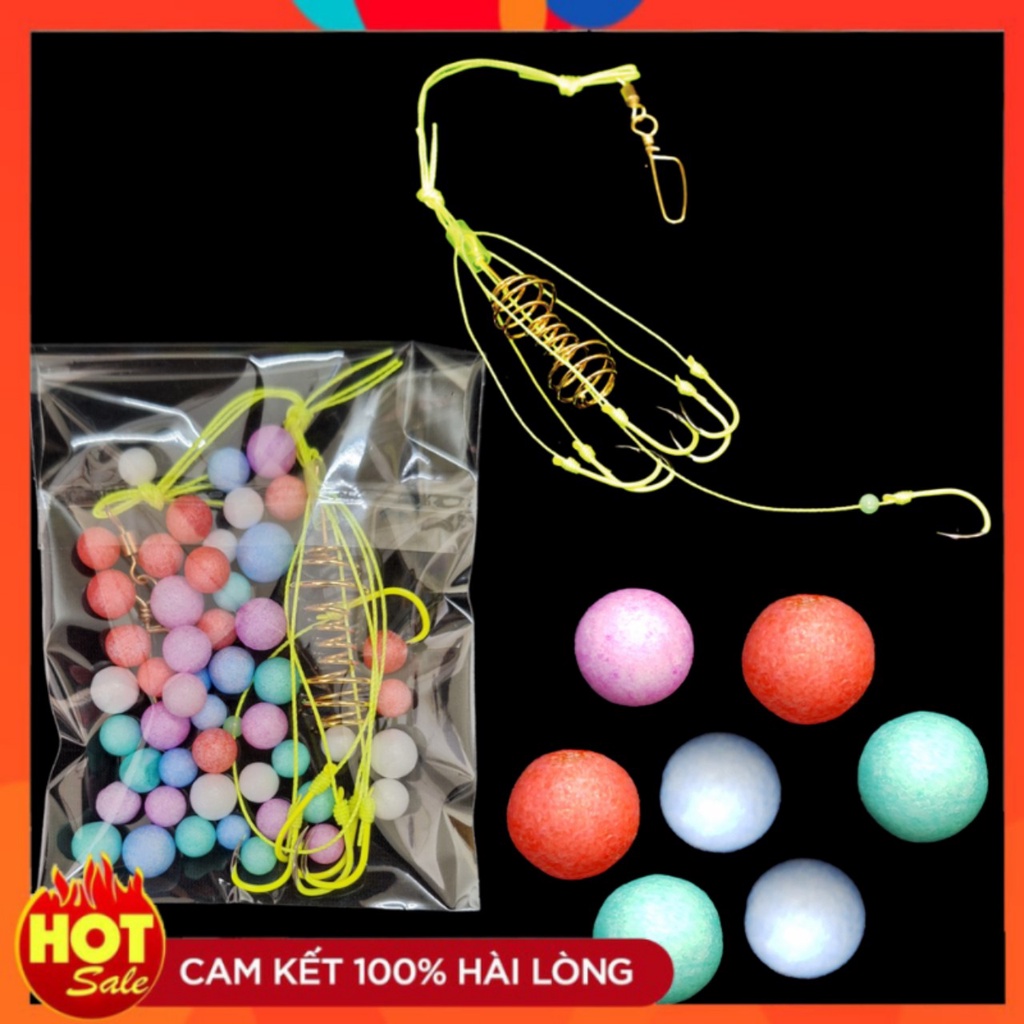 Bộ Lưỡi Câu Lăng Xê  Dạ Quang chất liệu thép chống gỉ - Đồ Câu DHS