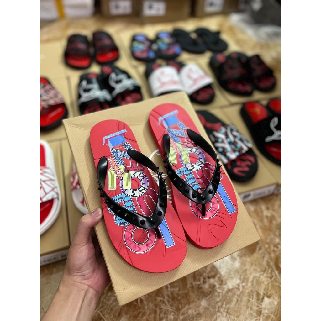 Dép xỏ ngón, tông LB logo nhiều màu fullbox bill thẻ LA on web