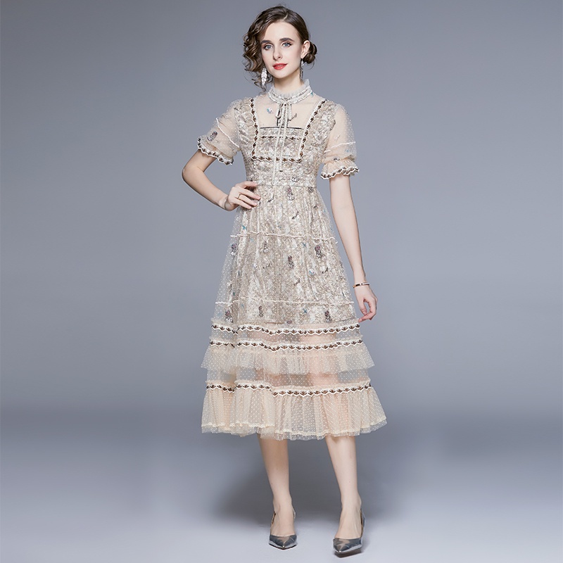 Đầm Maxi Phong Cách Retro 20237