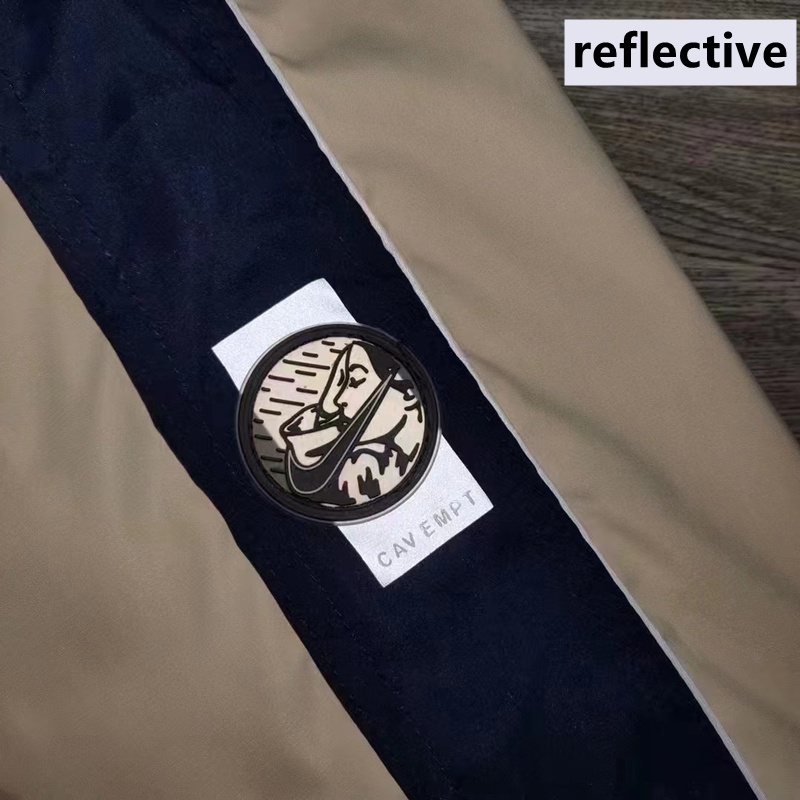 Áo Khoác Gió Cổ Đứng Thêu Họa Tiết Phong Cách Mỹ Vintage Cho Nam Giới xNike100%