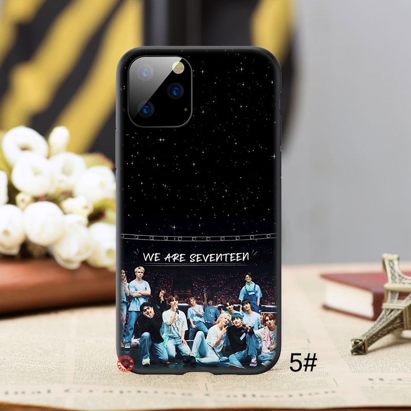 Ốp Điện Thoại Họa Tiết Nhóm Nhạc seventeen Cho iphone 12 13 pro x xs max mini fn89