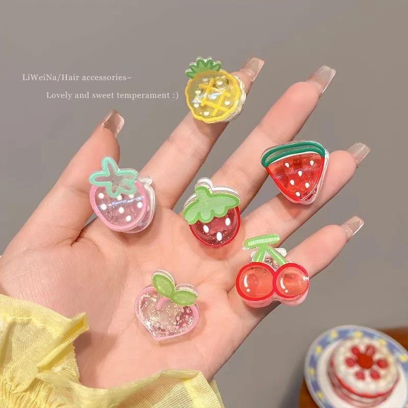 Kẹp Tóc Nhỏ Hình Hoạt Hình Dễ Thương 99% Cho Bé