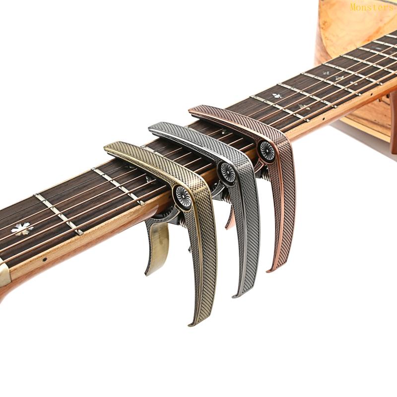 Kẹp Capo BằNg HợP Kim KẽM 2 Trong 1 Cho ĐàN Guitar ĐiệN