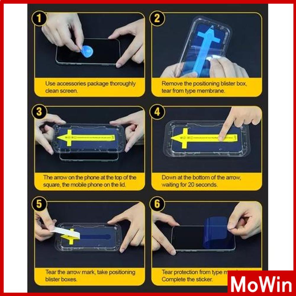 Phim cường lực cho iPhone 14 Pro max Phim cường lực Full màn hình HD Tự dính Toàn màn hình Không bong bóng Chống nổ Chống bám vân tay mạnh mẽ Tương thích với iPhone 13 12 Pro max