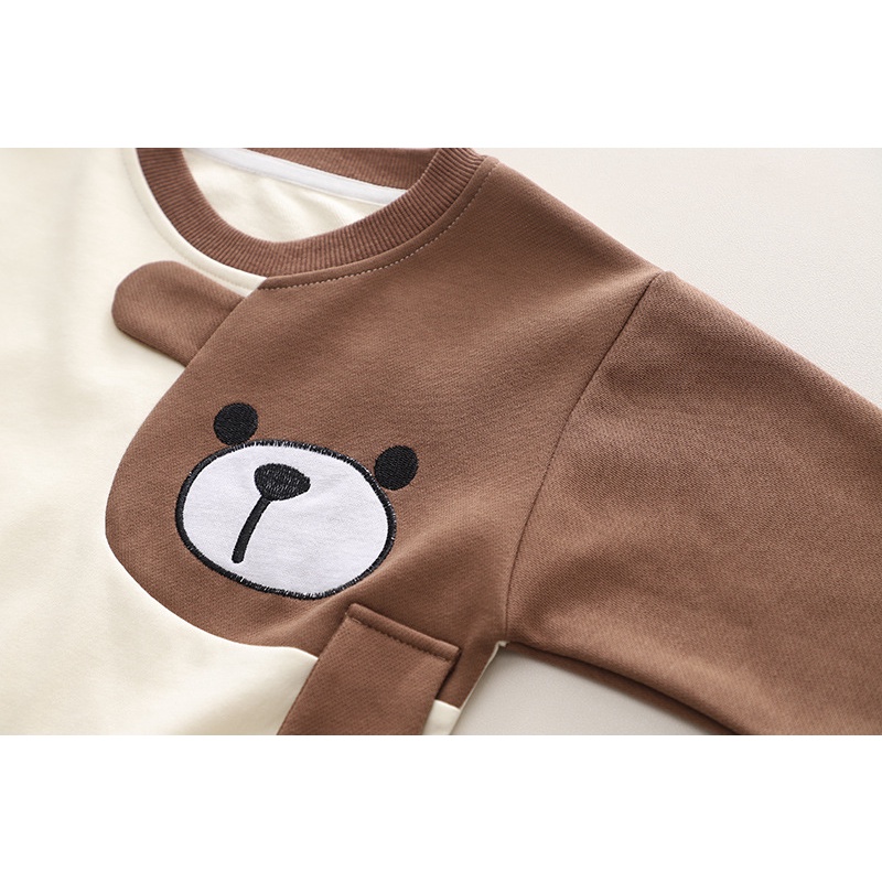 Set Đồ 2 Món Gồm Áo Thun + Quần Dài Thời Trang Mùa Xuân Cho Bé Sơ Sinh