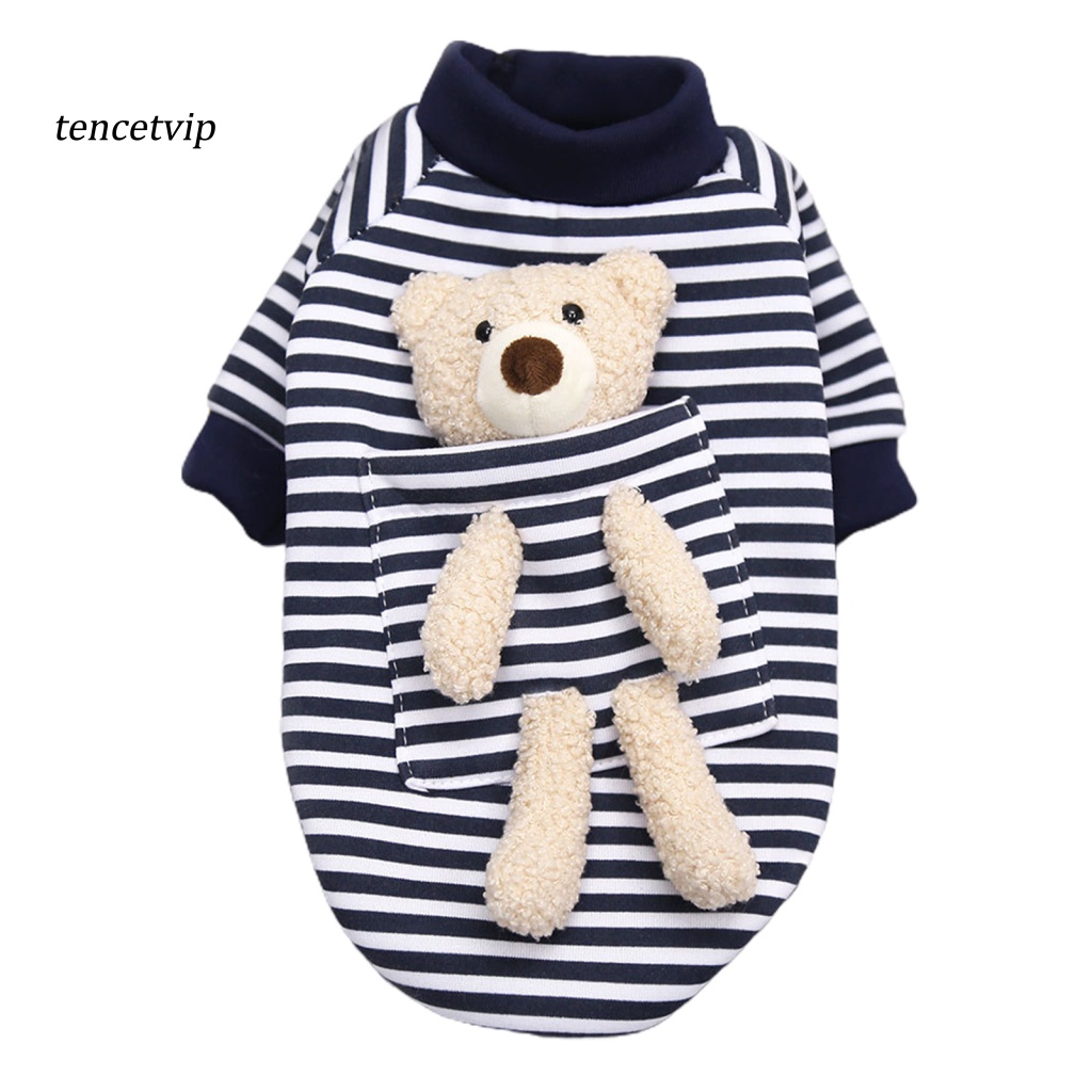 Vip Áo Sweater Đáng Yêu Cho Thú Cưng Ngoài Trời Với Búp Bê Hai Ống Chân