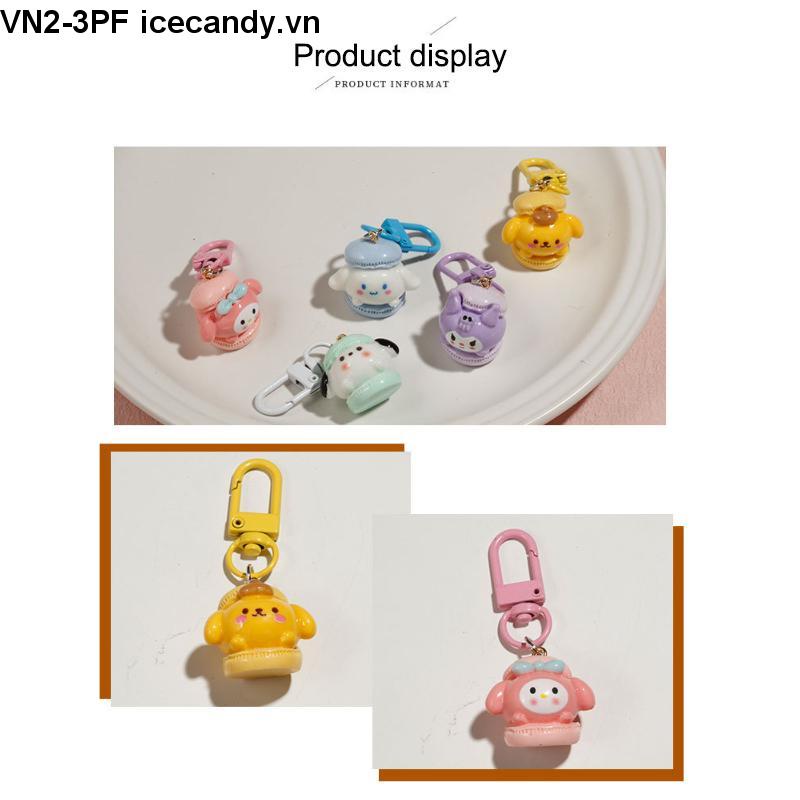 🥟ice🥟Móc Khóa Hình Chú Chó Sanrio Màu Macaron Dễ Thương