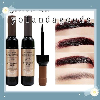 [Hàng mới về] Gel nhuộm lông mày dạng lột trang điểm tự nhiên thiết kế hình chai rượu vang 3 màu tùy chọn