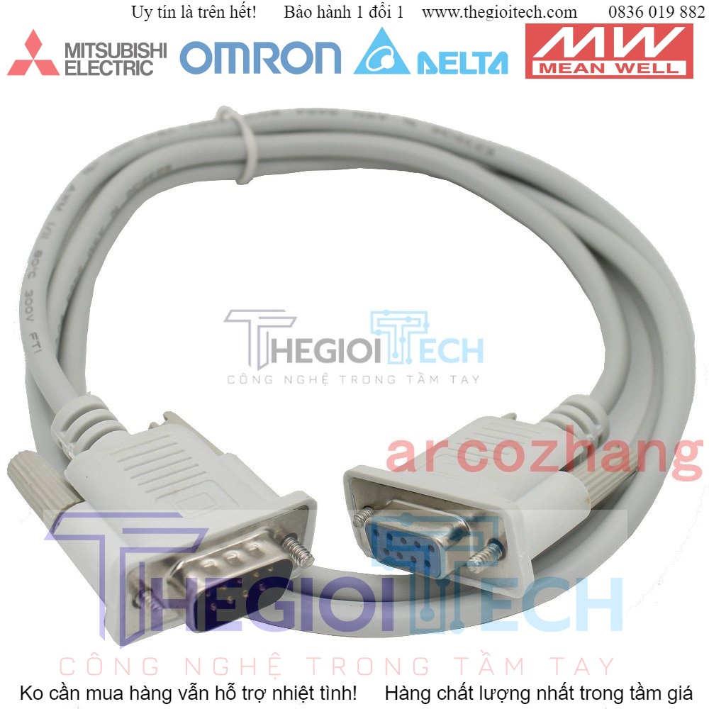 Cáp Nối Tiếp Tải Dòng DB9 Lỗ Trên Cổng Nối Tiếp Tuyến 1.5 M RS232 Đường Kết Nối Một Mẹ