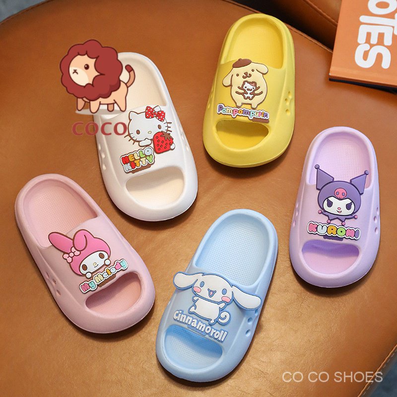 Dép Đi Trong Nhà Tắm Bằng EVA Chống Trượt Phong Cách Mùa Hè Dễ Thương Dành Cho Trẻ Em