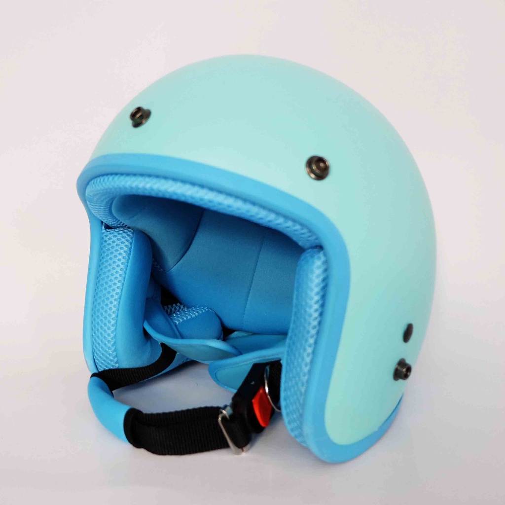 Mũ Bảo Hiểm 3/4 đầu Lót Xanh Cao Cấp Như Hình - Hàng CTY-Cam Kết Chất Lượng Giống Hình 100%