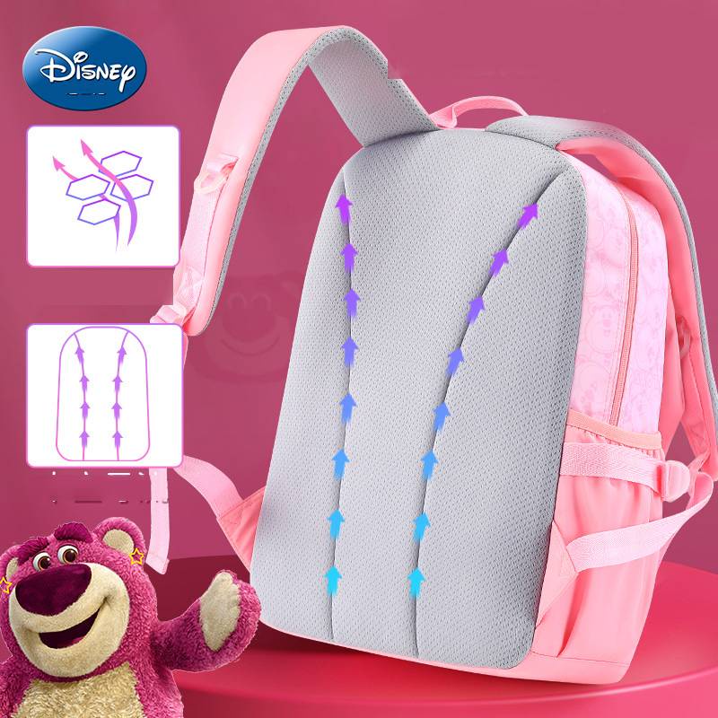 Ba Lô Học Sinh Cỡ Lớn Đa Năng Chống Thấm Nước In Hình Gấu / Dâu Tây Xinh Xắn Dành Cho Nam Và Nữ Lớp 3-6