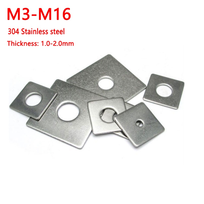 Vòng Đệm Phẳng A2 Bằng Thép Không Gỉ Cho Rèm Cửa M3 M4 M5 M6 M8 M10 M12 M14 M16