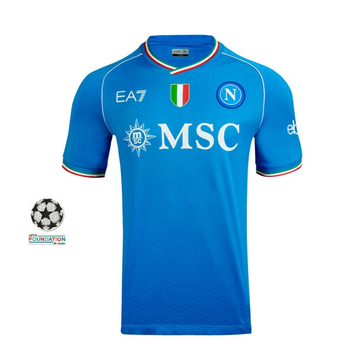 Áo Thun Số 23 24 Napoli Câu Lạc Bộ Napoli Sân Khách KVARATSKHELIA