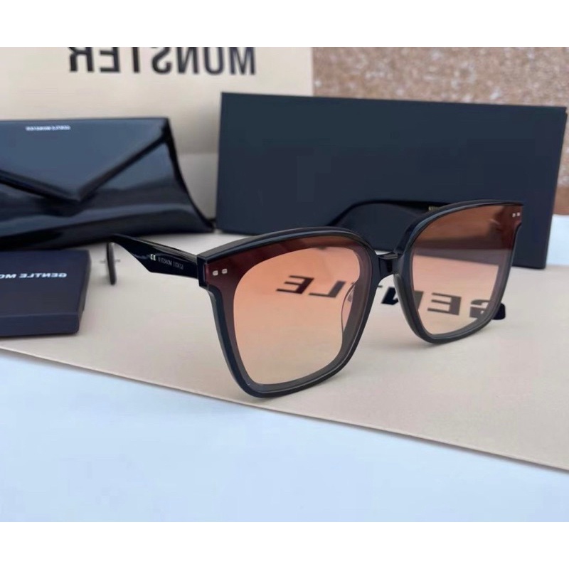 Kính Râm GM LOCELL Nam Nữ Cao Cấp Siêu Bền Chống Tia UV trà - cam - trắng sữa - xám tây