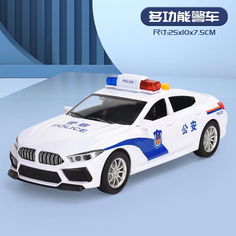 Đồ Chơi Mô Hình Xe Cảnh Sát Có Đèn Và Nhạc Cho Bé Trai