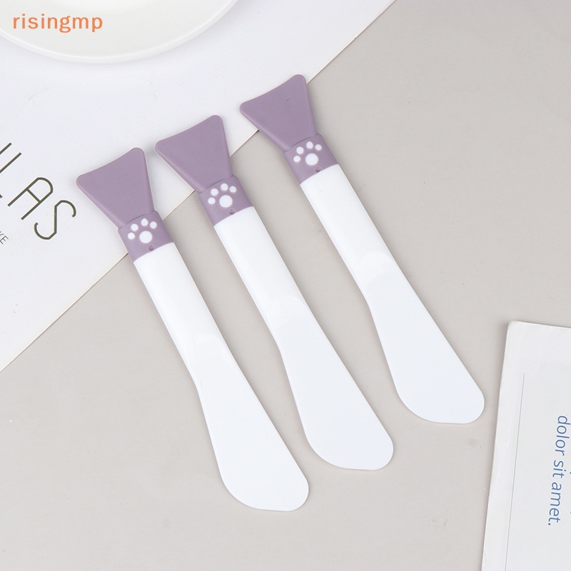 1 Cọ Đắp Mặt Nạ Silicone Hai Đầu Hình Móng Vuốt Mèo Điều Chỉnh Được