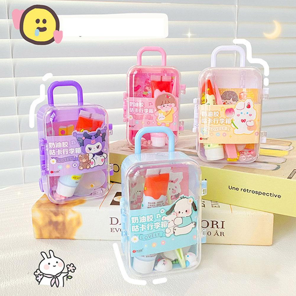 Phim hoạt hình 3d sticker guka set hành lý tự làm dễ thương guka girl đồ chơi trẻ em kuromi diy toy gift for kids