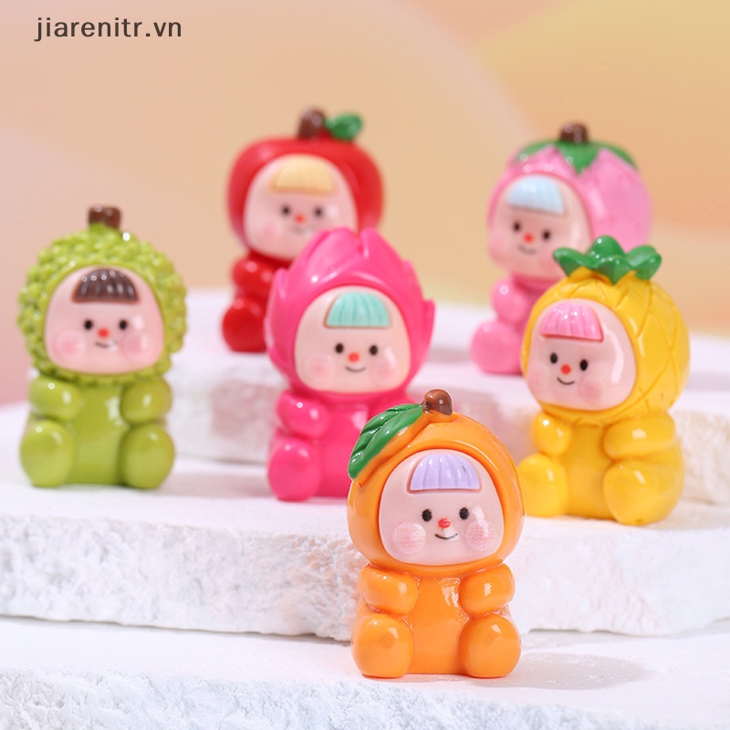 Mô Hình Quả Dâu / Cam / Sầu Riêng Bằng Nhựa Resin DIY Trang Trí Nhà Búp Bê / Xe Hơi