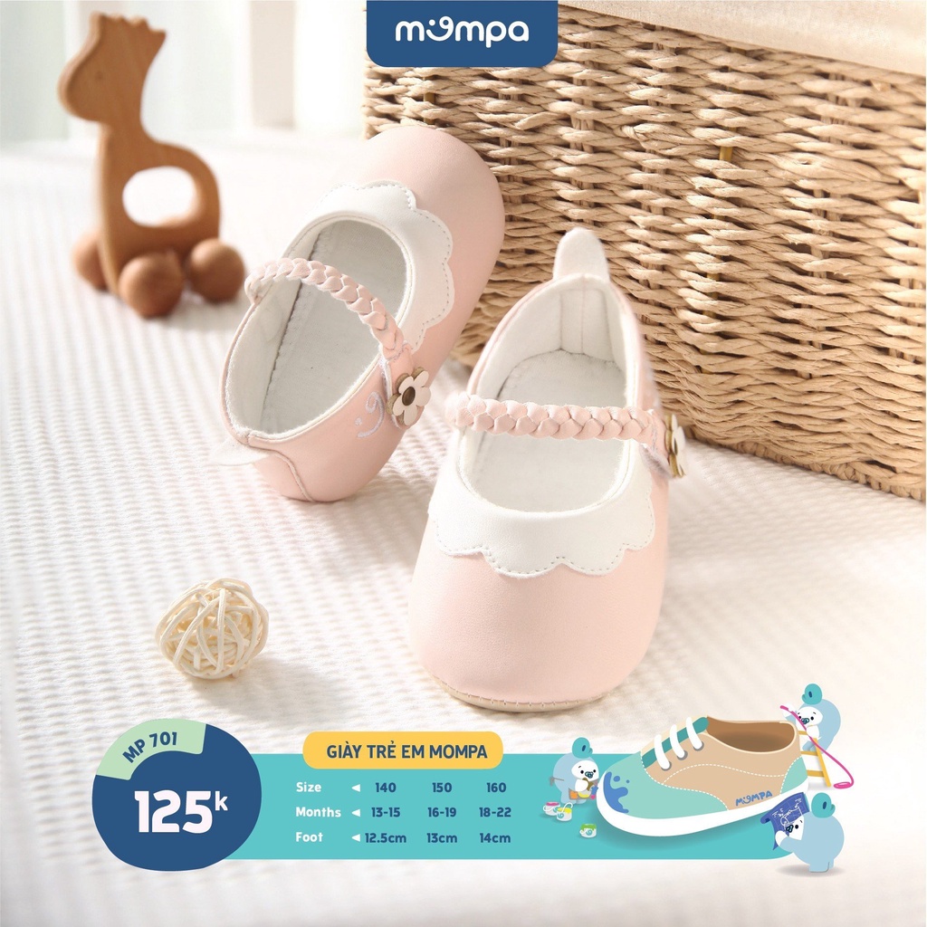 Giày tập đi tập đi trẻ em Mompa